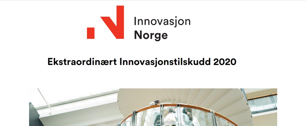 innovasjon norge - ekstraordinært innovasjonstilskudd 2020