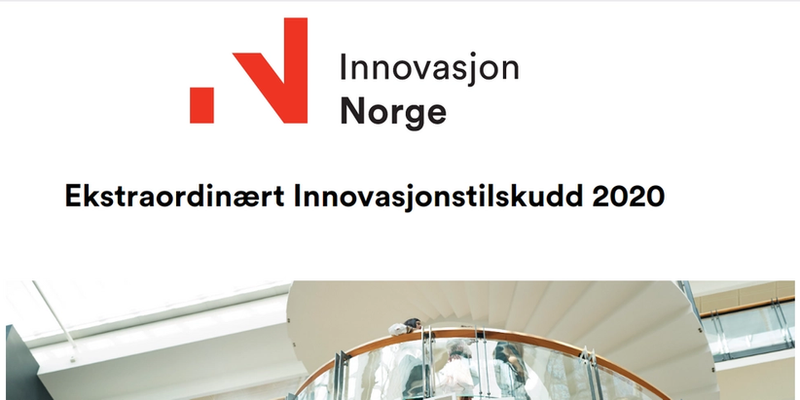 innovasjon norge - ekstraordinært innovasjonstilskudd 2020